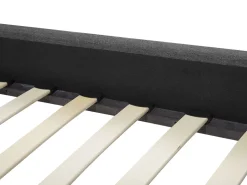 Clearance Beliani Parisanky Kangas Led-Valot Tummanharmaa 180 X 200 Cm Montpellier