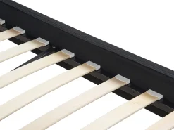 Sängyt<Beliani Parisanky Kangas Musta 180 X 200 Cm Fitou