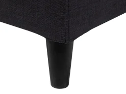 Sängyt<Beliani Parisanky Kangas Musta 180 X 200 Cm Fitou