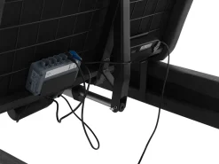 Discount Beliani Parisanky Kangas Sahkosaadettava Tummanharmaa 180 X 200 Cm Duke