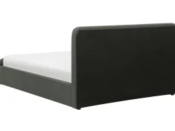 Sängyt<Beliani Parisanky Kangas Säilytystila Tummanharmaa 180 X 200 Cm Rennes