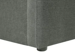 Sängyt<Beliani Parisanky Kangas Säilytystila Tummanharmaa 180 X 200 Cm Rennes