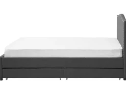 Best Beliani Parisanky Kangas Säilytystila Tummanharmaa 180 X 200 Cm Montpellier