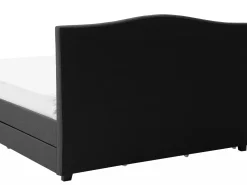 Best Beliani Parisanky Kangas Säilytystila Tummanharmaa 180 X 200 Cm Montpellier