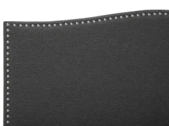 Best Beliani Parisanky Kangas Säilytystila Tummanharmaa 180 X 200 Cm Montpellier