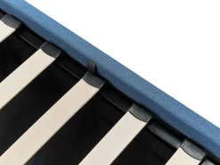 Sängyt<Beliani Parisanky Kangas Säilytystila Sininen 180 X 200 Cm Dreux