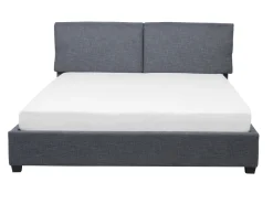 Best Sale Beliani Parisanky Kangas Tummanharmaa 180 X 200 Cm Belfort