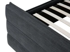 Cheap Beliani Parisanky Kangas Tummanharmaa 180 X 200 Cm Valbonne