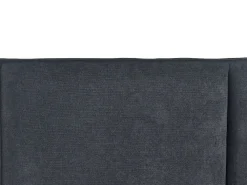 Best Sale Beliani Parisanky Kangas Tummanharmaa 180 X 200 Cm Izernore