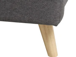 Online Beliani Parisanky Kangas Tummanharmaa 160 X 200 Cm Rennes Ii