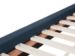 Sängyt<Beliani Parisanky Kangas Tummansininen 180 X 200 Cm Vienne