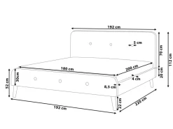 Discount Beliani Parisanky Kangas Vaaleanharmaa 180 X 200 Cm Rennes