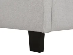 Fashion Beliani Parisanky Kangas Vaaleanharmaa 180 X 200 Cm La Rochelle