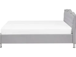 Sängyt<Beliani Parisanky Kangas Vaaleanharmaa 180 X 200 Cm Metz