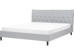 Sale Beliani Parisanky Kangas Vaaleanharmaa 180 X 200 Cm Saverne