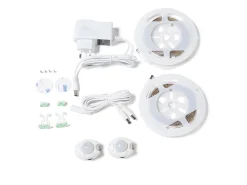 Sängyt<Beliani Parisanky Kangas Vaaleat Led-Valot Tummanharmaa 180 X 200 Cm Montpellier