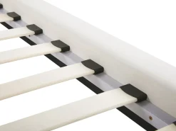 Sängyt<Beliani Parisanky Keinonahka Kermanvalkoinen 180 X 200 Cm Betin