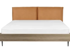 Sängyt<Beliani Parisanky Keinonahka Kullanruskea 180 X 200 Cm Limanton