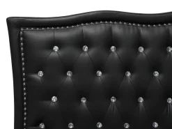 Discount Beliani Parisanky Keinonahka Musta 180 X 200 Cm Metz