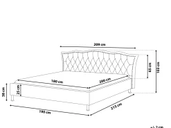 Discount Beliani Parisanky Keinonahka Musta 180 X 200 Cm Metz