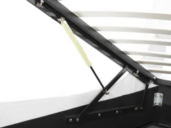 Outlet Beliani Parisanky Keinonahka Säilytystila Valkoinen 180 X 200 Cm Avignon