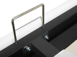 Outlet Beliani Parisanky Keinonahka Säilytystila Valkoinen 180 X 200 Cm Avignon