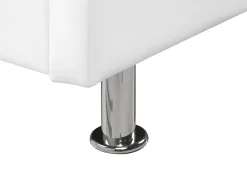 Hot Beliani Parisanky Keinonahka Säilytystila Valkoinen 180 X 200 Cm Metz