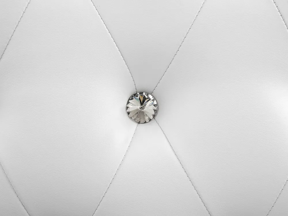 Sängyt<Beliani Parisanky Keinonahka Valkoinen 180 X 200 Cm Metz