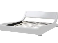 Sängyt<Beliani Parisanky Keinonahka Valkoinen 180 X 200 Cm Avignon