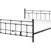 Sängyt<Beliani Parisanky Metalli Musta 160 X 200 Cm Lynx