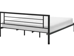 Sängyt<Beliani Parisanky Metalli Musta 180 X 200 Cm Cusset