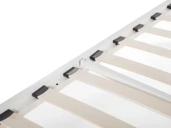 Store Beliani Parisanky Metalli Valkoinen 180 X 200 Cm Lyra