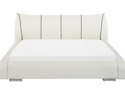 Discount Beliani Parisanky Nahka Luonnonvalkoinen 180 X 200 Cm Nantes