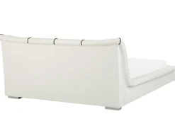 Discount Beliani Parisanky Nahka Luonnonvalkoinen 180 X 200 Cm Nantes