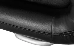 Sängyt<Beliani Parisanky Nahka Musta 180 X 200 Cm Avignon