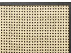 Fashion Beliani Parisanky Rottinki Musta 180 X 200 Cm Monpazier