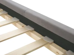 Cheap Beliani Parisanky Sametti Harmaa 180 X 200 Cm Ambert