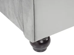 Cheap Beliani Parisanky Sametti Harmaa 180 X 200 Cm Avallon