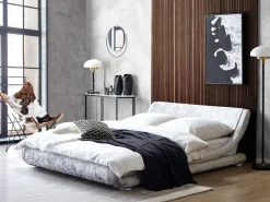 Shop Beliani Parisanky Sametti Hopea 180 X 200 Cm Avignon