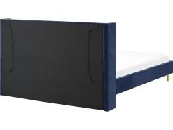 Clearance Beliani Parisanky Sametti Laivastonsininen 180 X 200 Cm Villette