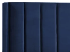 Clearance Beliani Parisanky Sametti Laivastonsininen 180 X 200 Cm Villette