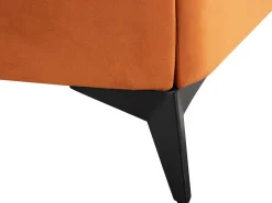 Sängyt<Beliani Parisanky Sametti Oranssi 160 X 200 Cm Melle