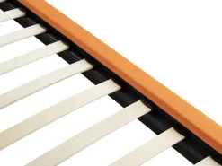 Sängyt<Beliani Parisanky Sametti Oranssi 160 X 200 Cm Melle