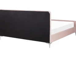 Clearance Beliani Parisanky Sametti Pastellipinkki 180 X 200 Cm Lunan