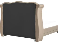 Sängyt<Beliani Parisanky Sametti Ruskeanharmaa 180 X 200 Cm Ayette