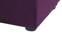 Fashion Beliani Parisanky Sametti Säilytystila Purppura 140 X 200 Cm Noyers