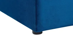 Sängyt<Beliani Parisanky Sametti Säilytystila Laivastonsininen 180 X 200 Cm Noyers