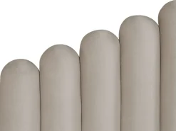 Sängyt<Beliani Parisanky Sametti Säilytystila Ruskeanharmaa 180 X 200 Cm Vincennes