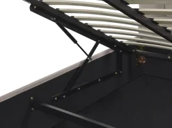 Sängyt<Beliani Parisanky Sametti Säilytystila Ruskeanharmaa 180 X 200 Cm Vincennes