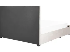 Discount Beliani Parisanky Sametti Säilytystila Beige 180 X 200 Cm Lievin